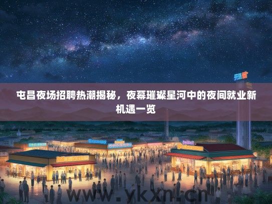 屯昌夜场招聘热潮揭秘，夜幕璀璨星河中的夜间就业新机遇一览